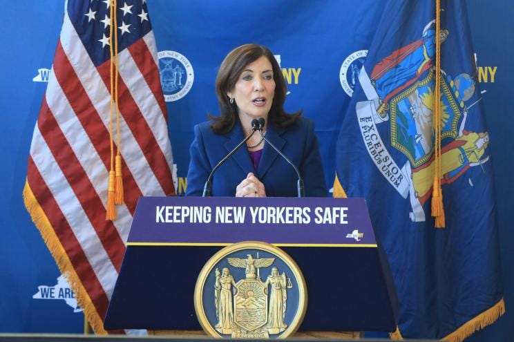 Gov. Kathy Hochul speaks on November 25, 2024.