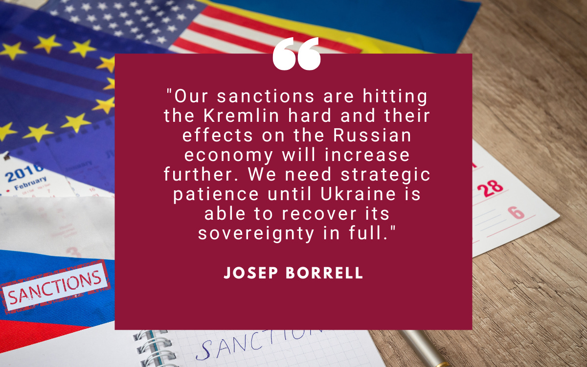 The sanctions against Russia are working | EEAS