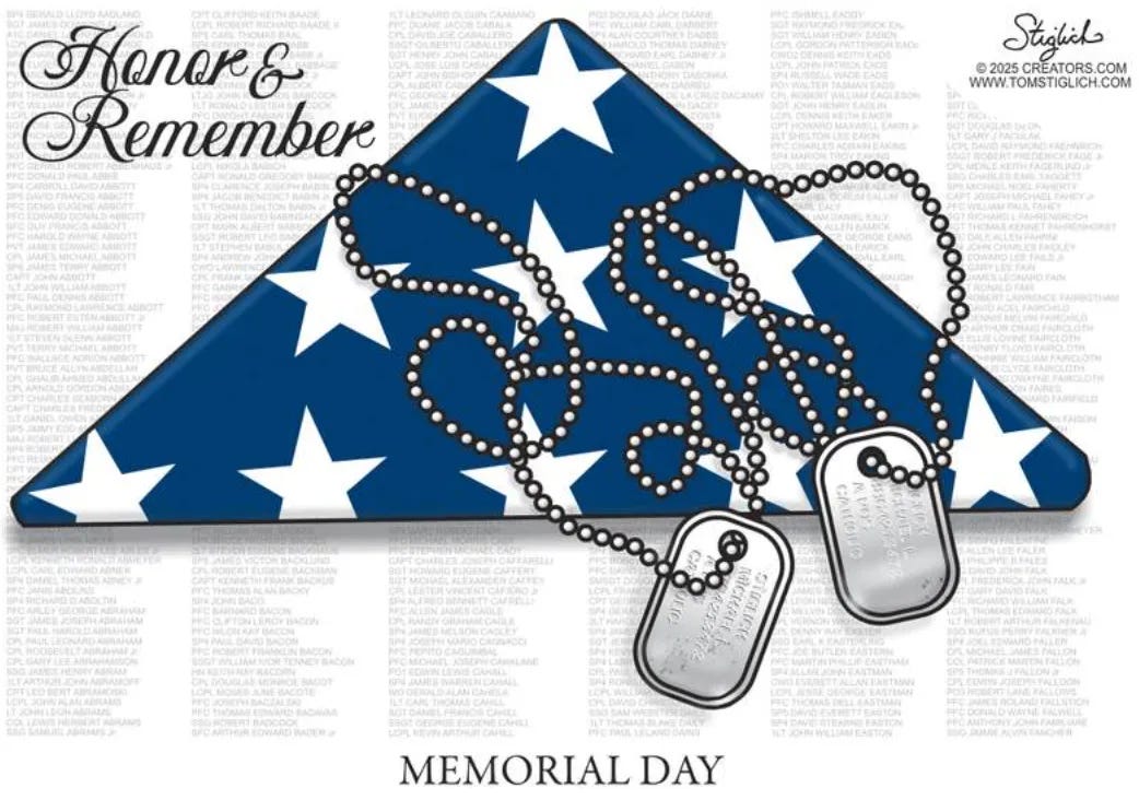 Read: Before the Words Were Spoken. Why I Waited to Share My Memorial Day Speech. By David J Leavitt (05/26/25)