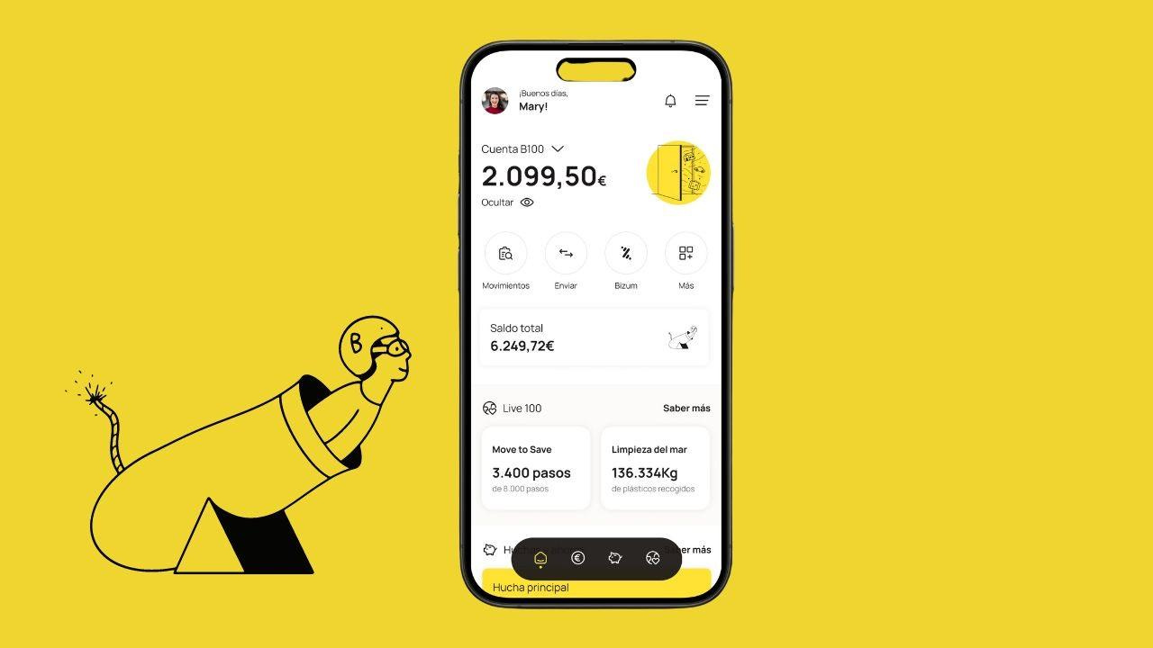 b100 app cuenta bancaria