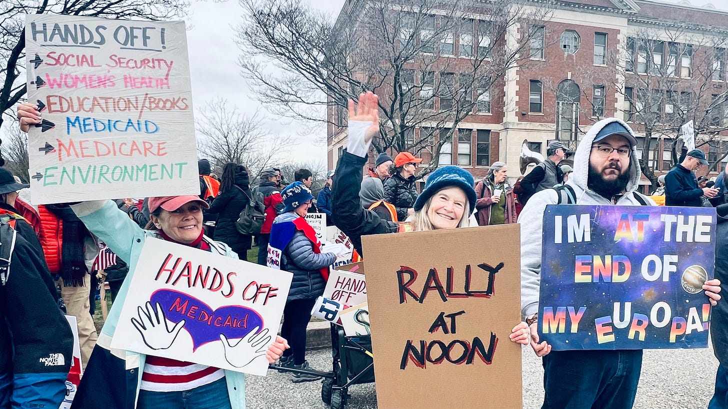 Steve Ahlquist: Thousands take to the streets of Providence to protest the Trump/Musk Administration 43 https%3A%2F%2Fsubstack post media.s3.amazonaws.com%2Fpublic%2Fimages%2F630fc79b 46a6 4a9a b270