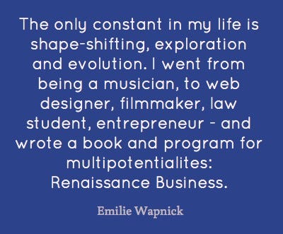 Emilie Wapnick quotes