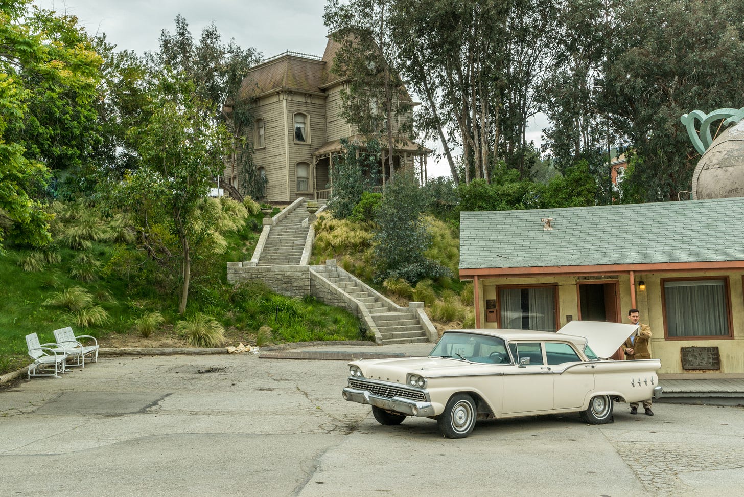 Psycho film set