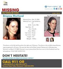 Disappearance of Brianna Maitland ...