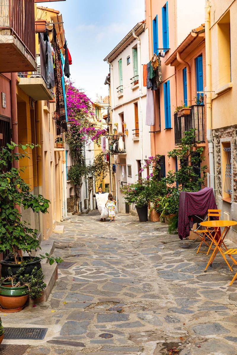 photographie ruelles de Collioure trièvesphoto.com