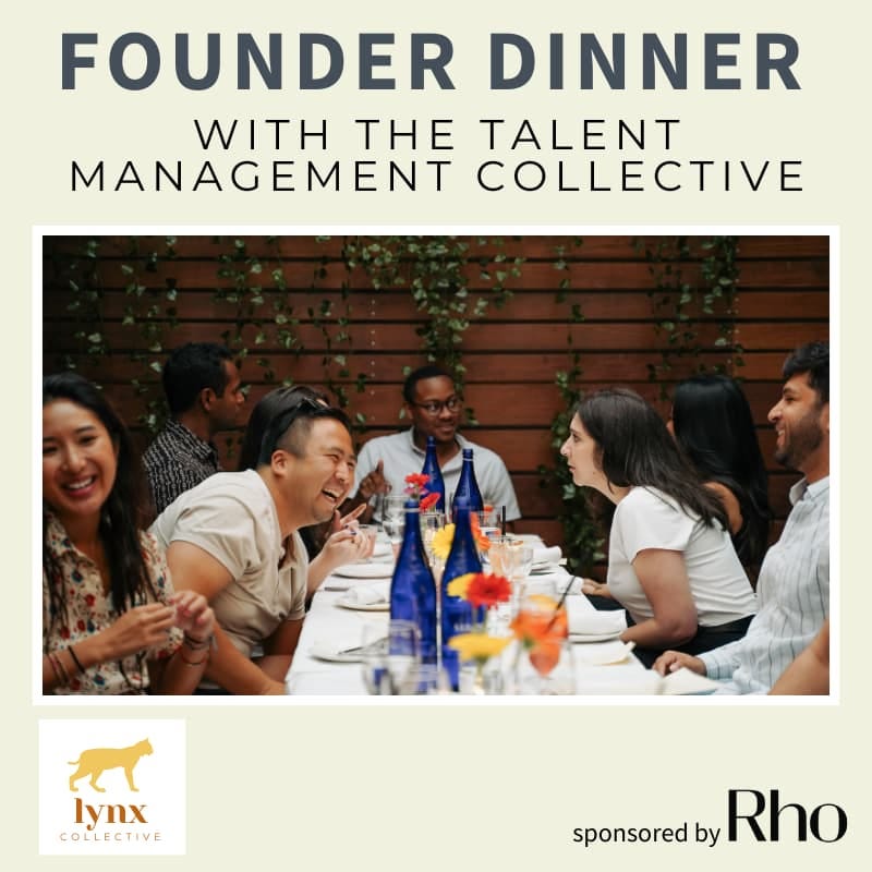 Cover Image for Founder dinner - with The Talent Management Collective