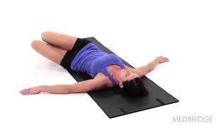 Supine Lower Trunk Rotation - YouTube