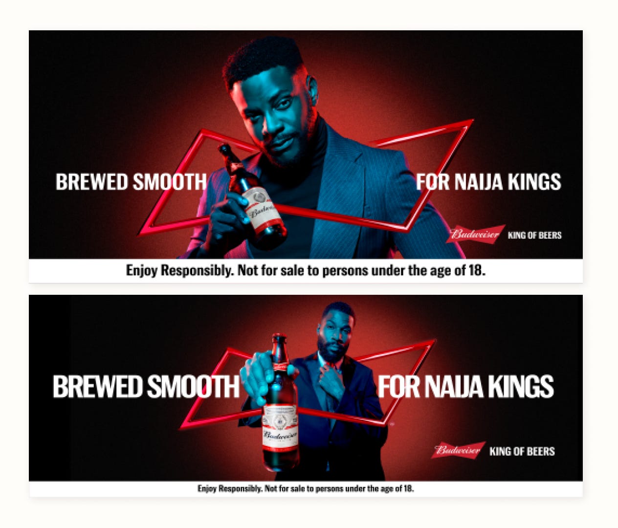 Art Direction and Social Media Design for Budweiser Nigeria by Dumebi Iwuchukwu