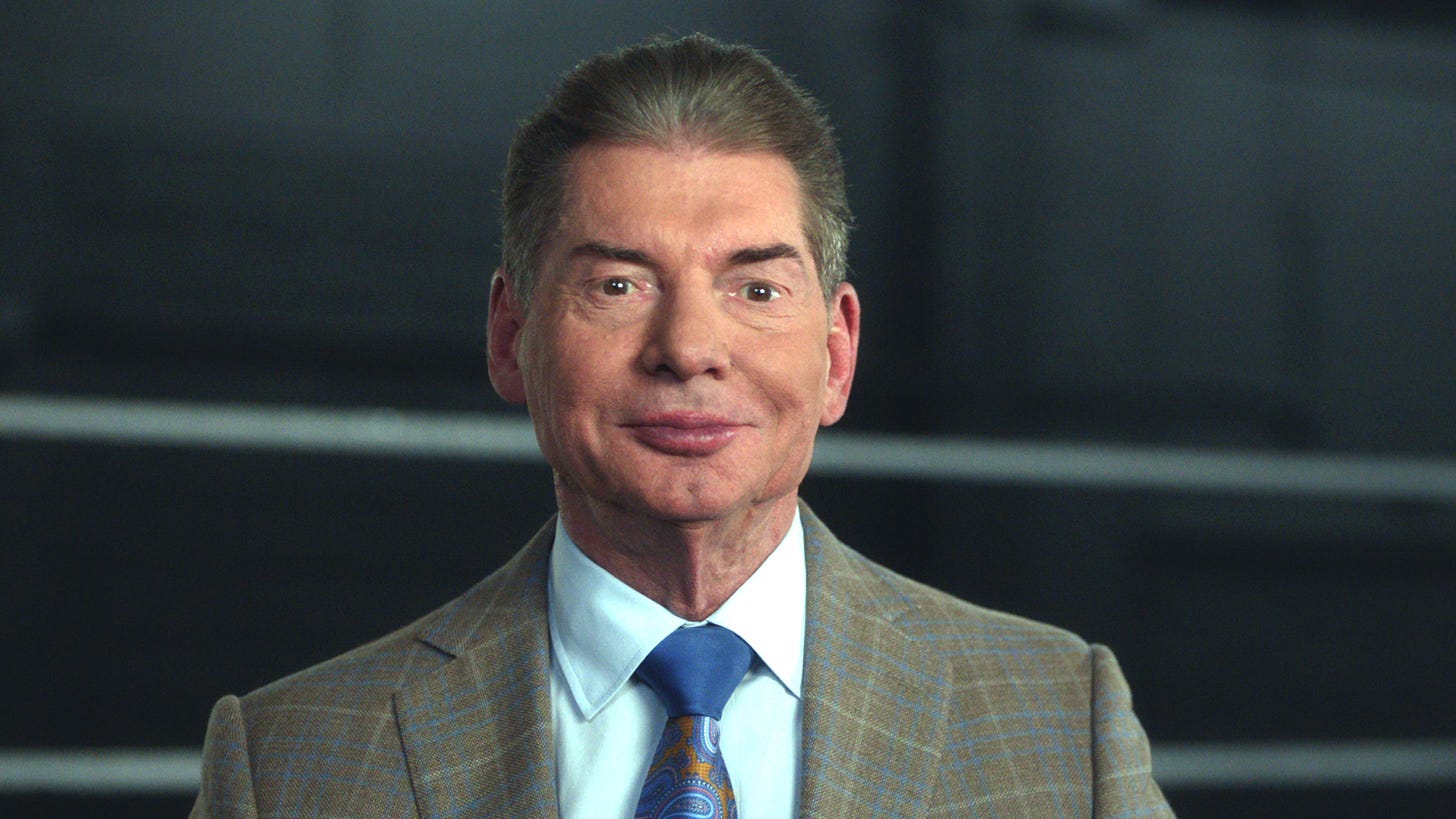 Vince McMahon sat down for interviews in the Netflix documentary Mr McMahon