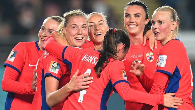 Norway 6-0 Philippines: Former champions reach last 16 with overdue first  Women's World Cup 2023 win | Football News | Sky Sports