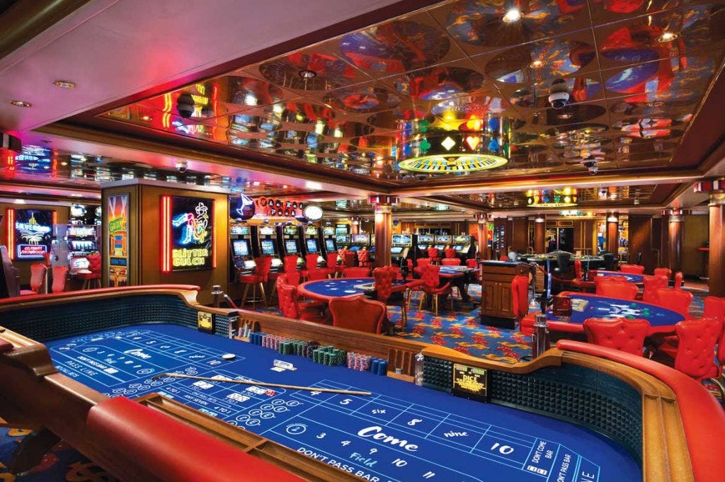 Casino on a cruise ship
