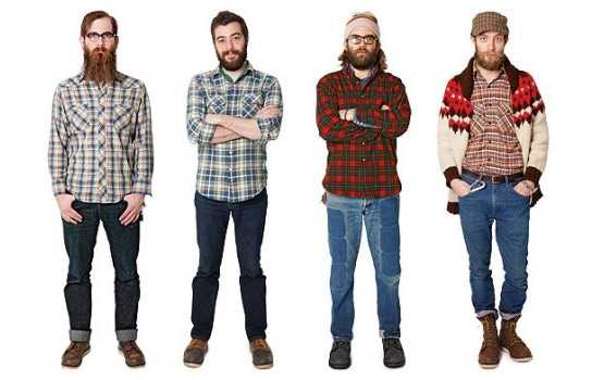 hipster line-up