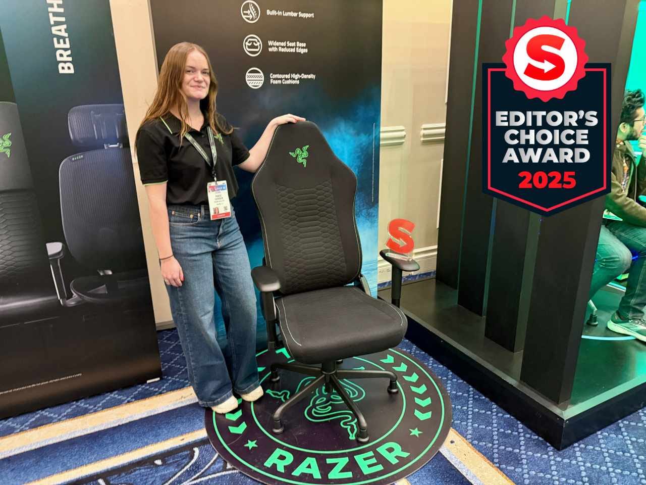 Razer Iskur V2 X Gaming Chair at CES 2025