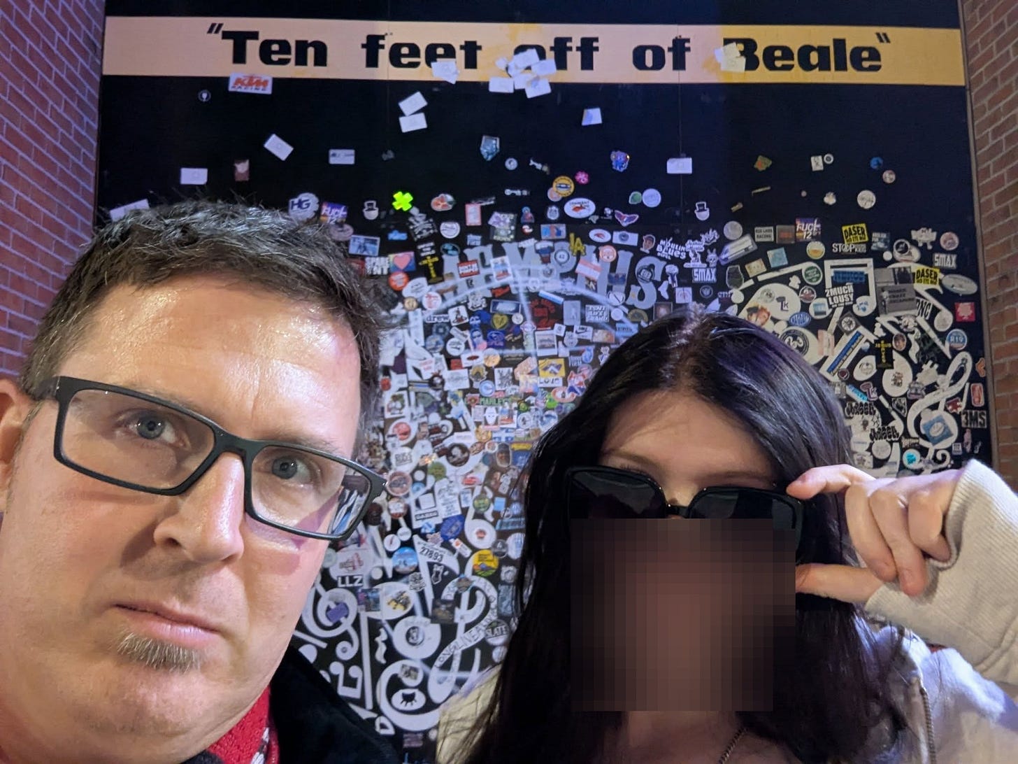 May be an image of 2 people, eyeglasses and text