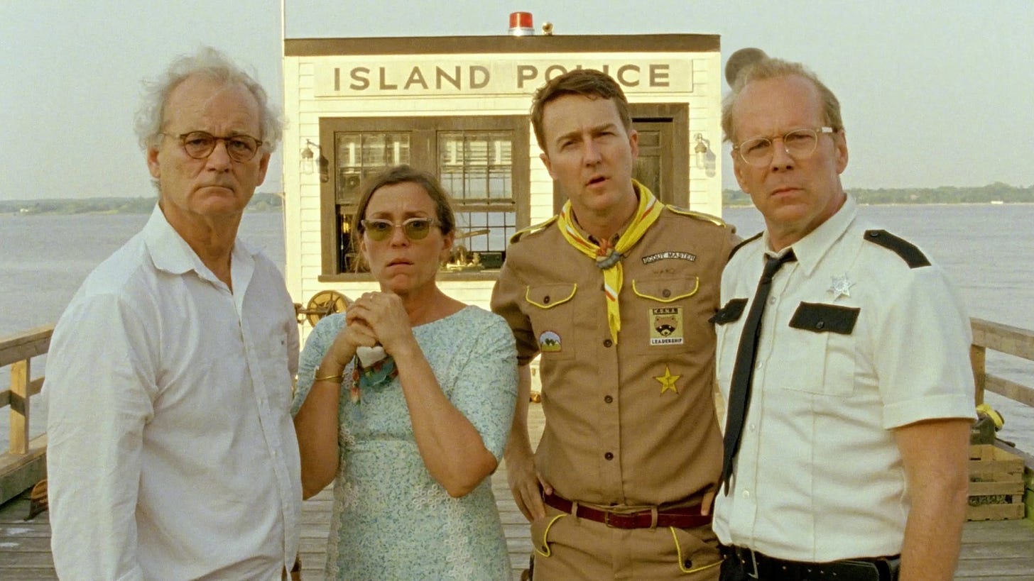 Still from Wes Anderson's 2012 film Moonrise Kingdom