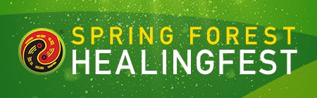 Spring Forest Healingfest banner