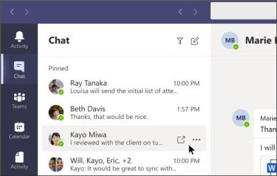 Microsoft's Teams Chat App