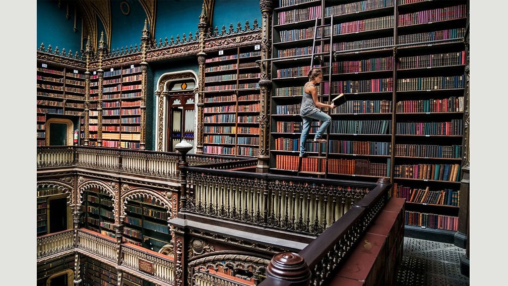 Steve McCurry/Magnum Photos Real Gabinete Português de Leitura, Rio de Janeiro, Brazil, 2014 (Credit: Steve McCurry/Magnum Photos)