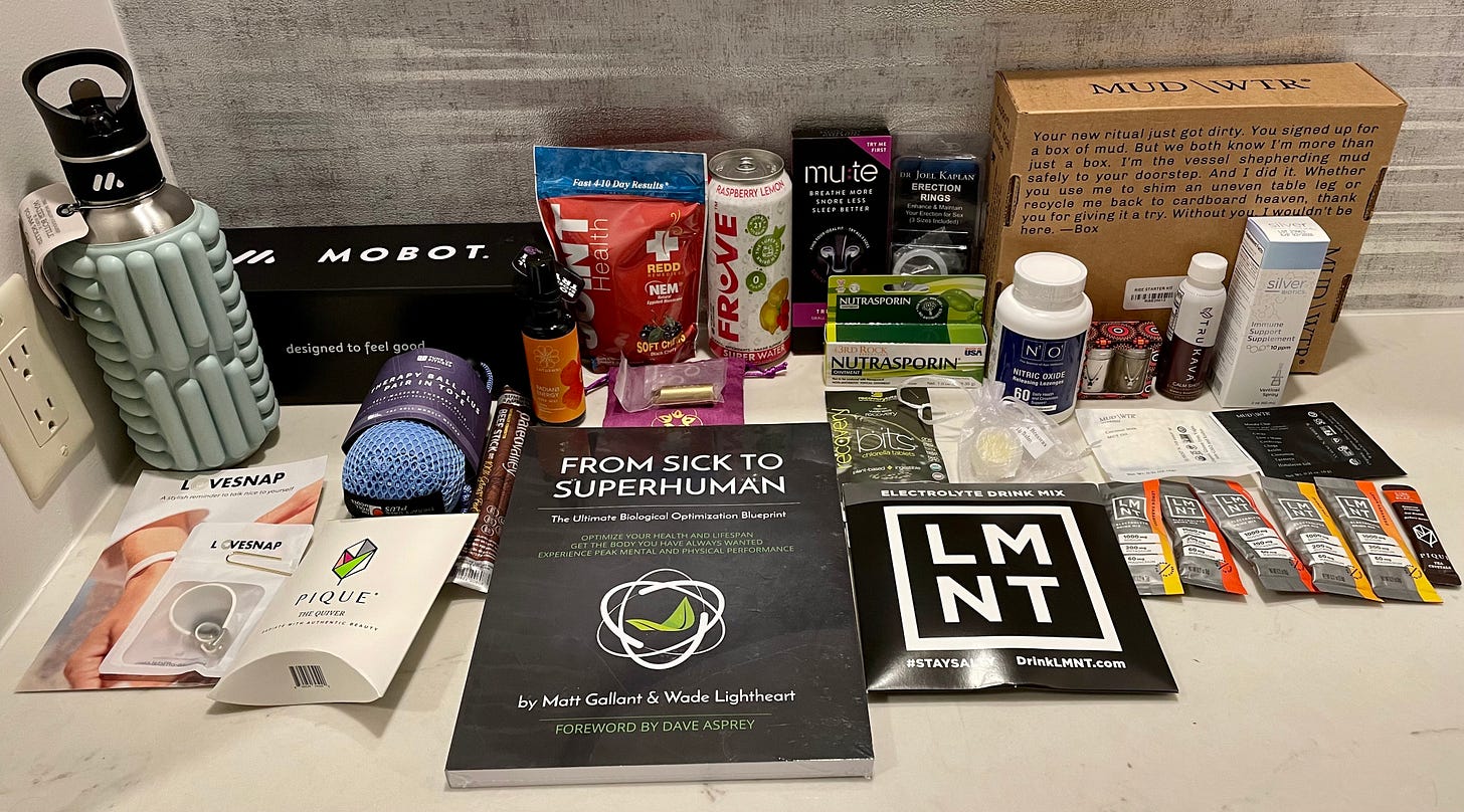 VIP gift bag goodies