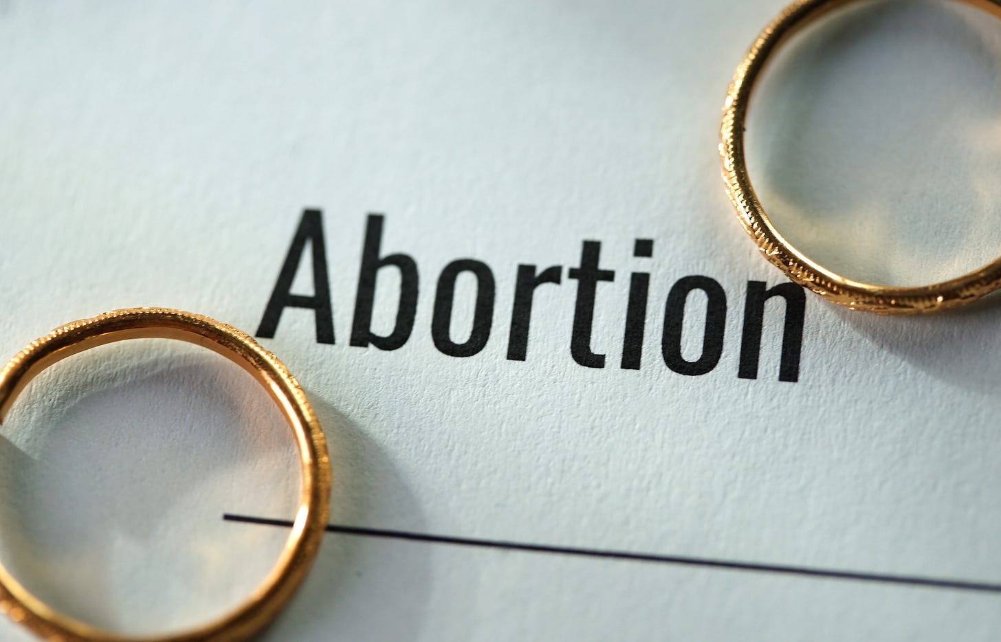 Word "Abortion" - article on men and abortion