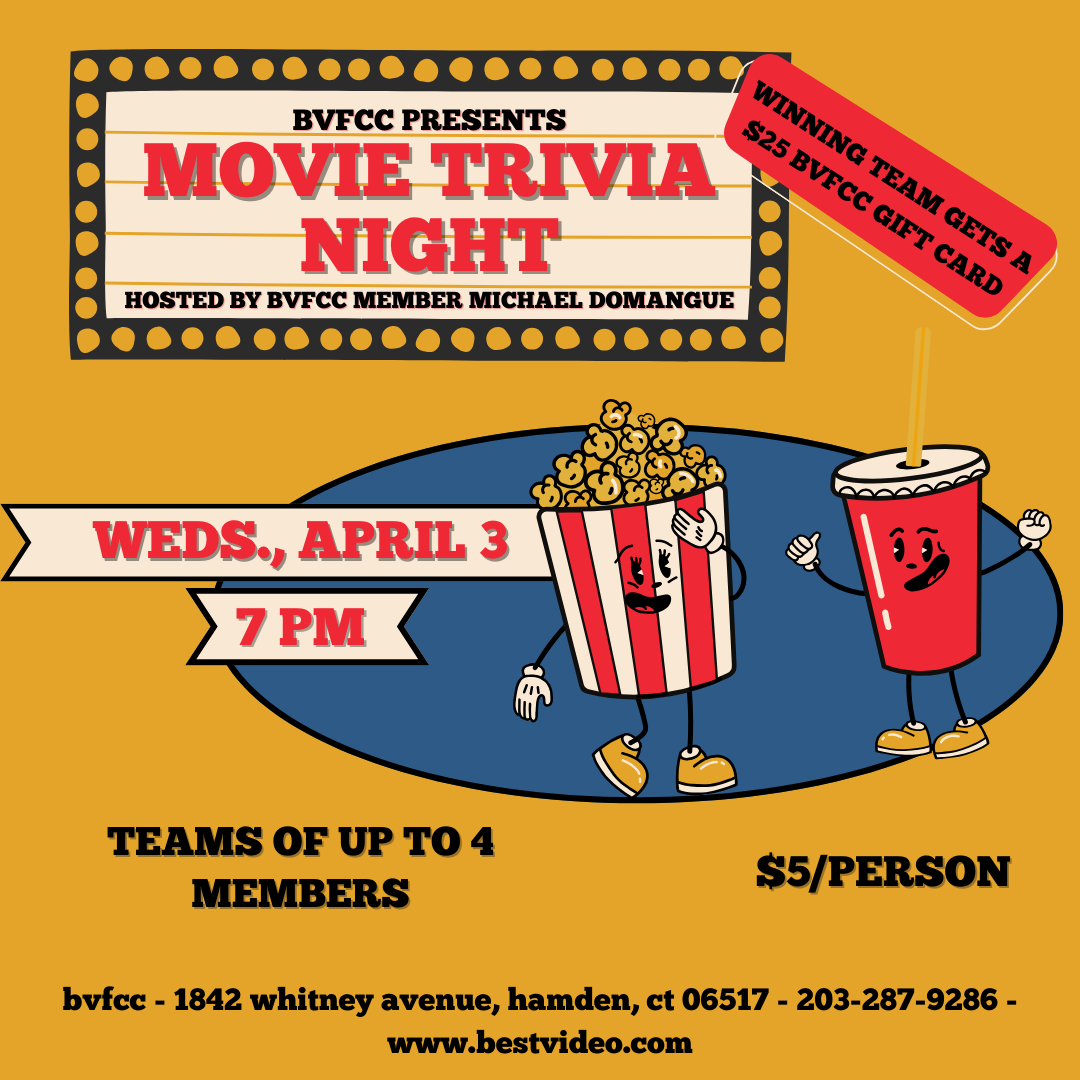 Movie Trivia Night hosted by Michael Domangue