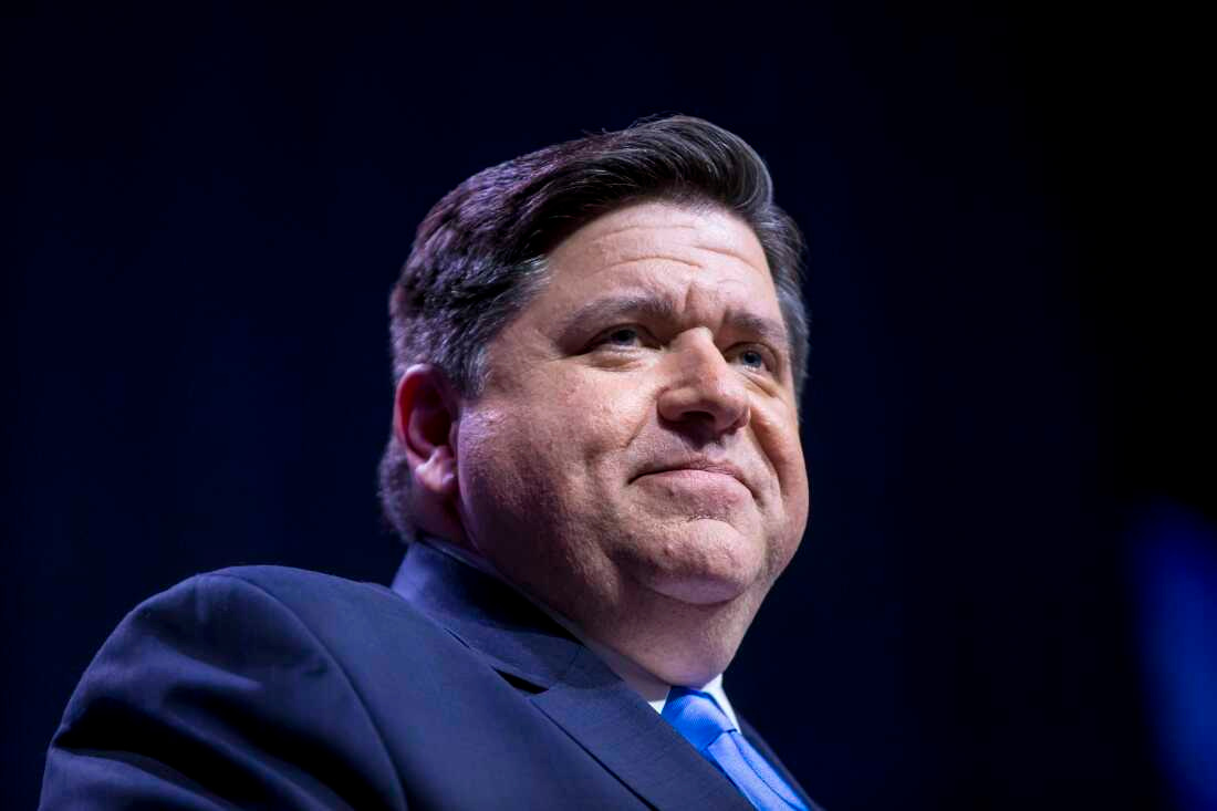 J.B. Pritzker declares victory in the Democratic gubernatorial primary on Tuesday, March 20, 2018, at the Marriott Marquis in Chicago.