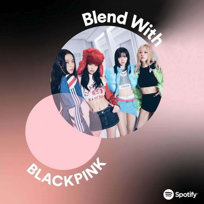 BLACKPINK, ‘Spotify Blend Playlist’ - Photo: Courtesy of Spotify/Hill + Knowlton Strategies