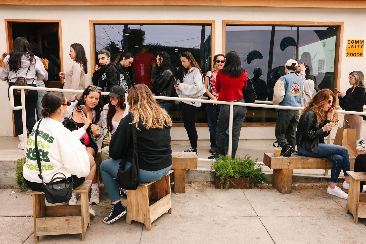 It's a bustling scene at Gen Z hot spot Community Goods.