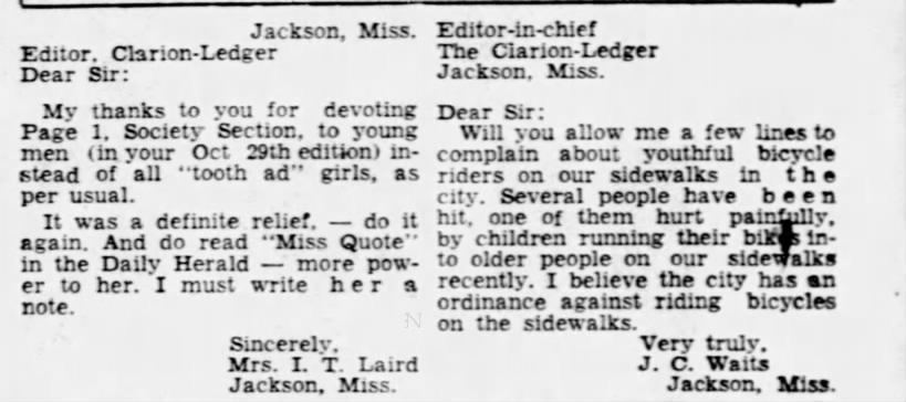 letters 1950