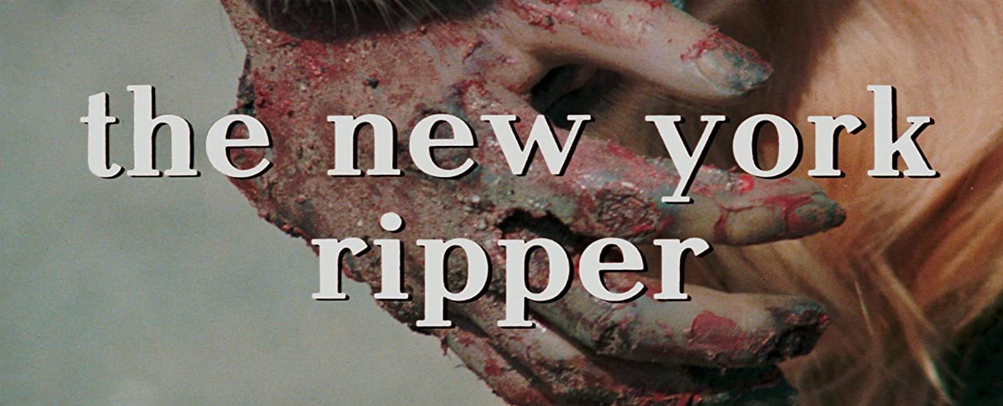 New York Ripper title card