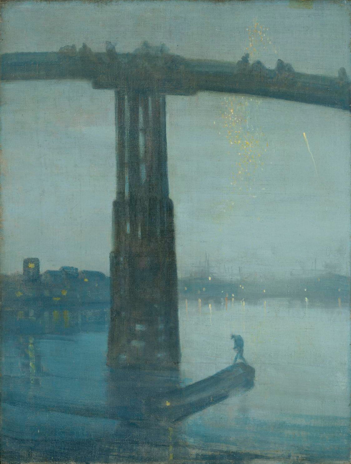 Nocturne in Blue and Gold: Old Battersea Bridge (c. 1872-1875)