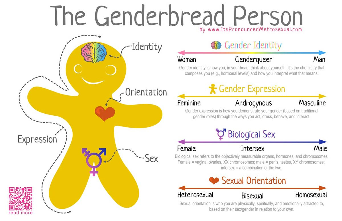 Sam Killermann's first version of Genderbread Person