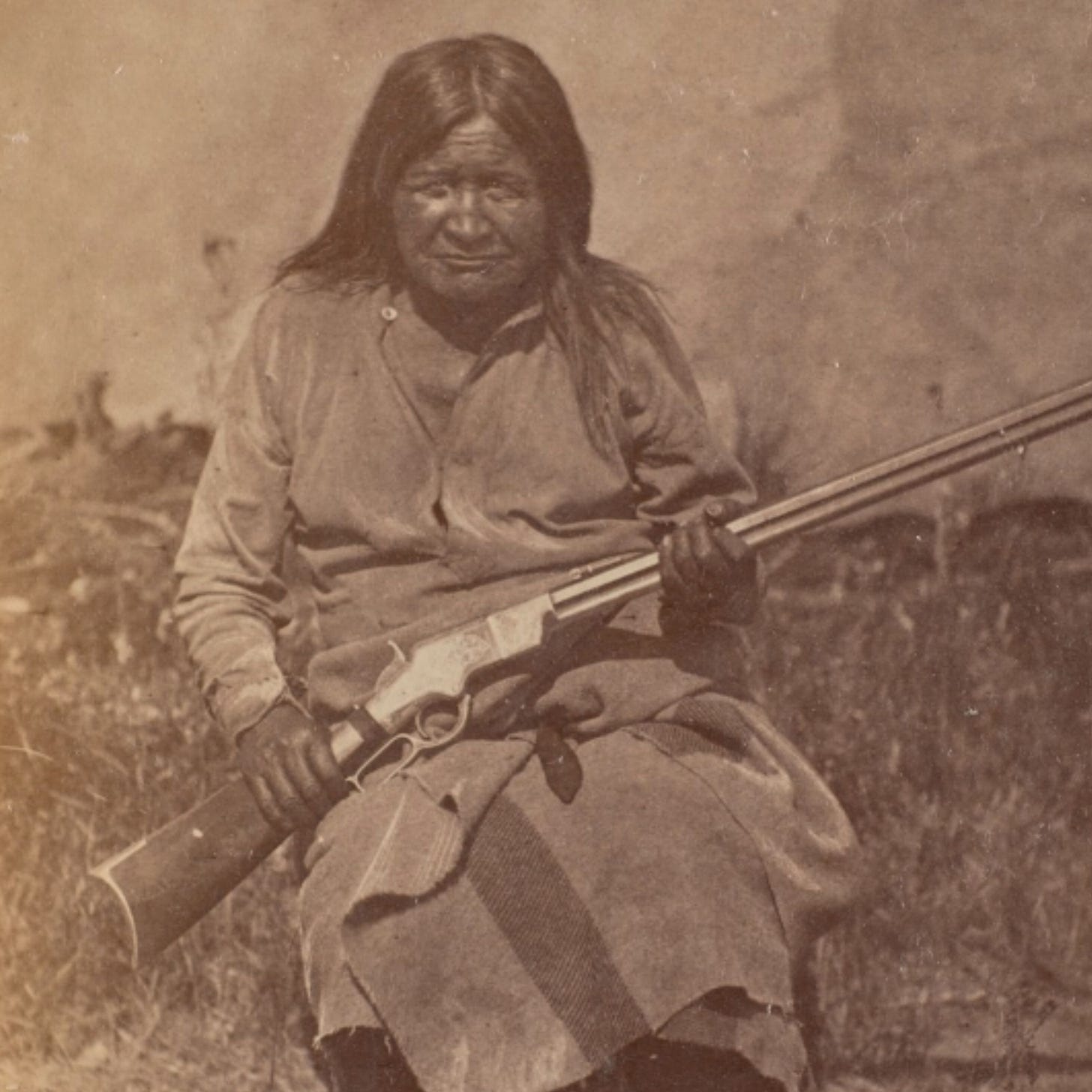 Photo of Nez Perce warrior Daytime Smoke