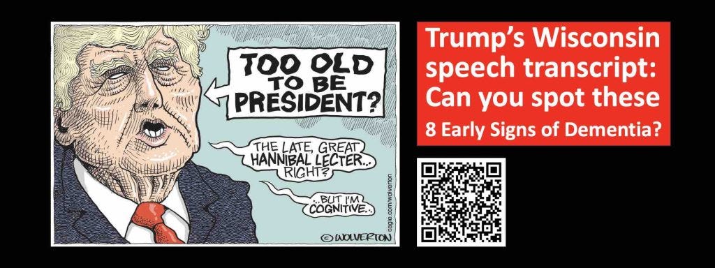 Trump early signs of dementia