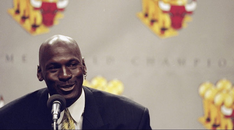 WATCH: Michael Jordan's press conference after announcing 2nd retirement  from NBA - The SportsRush