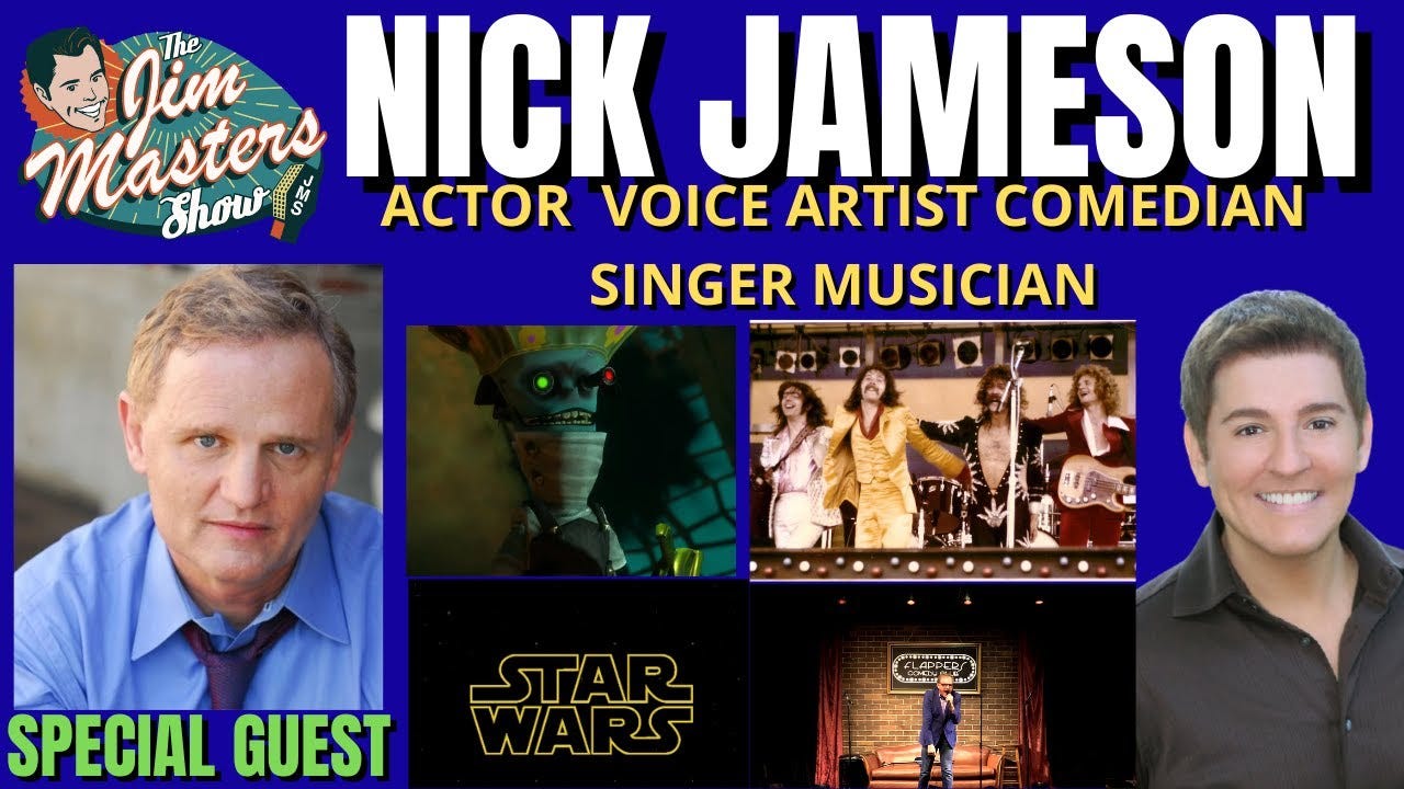 Nick Jameson From Foghat, 24, The Critic, Star Wars, Psychonauts on The Jim  Masters Show