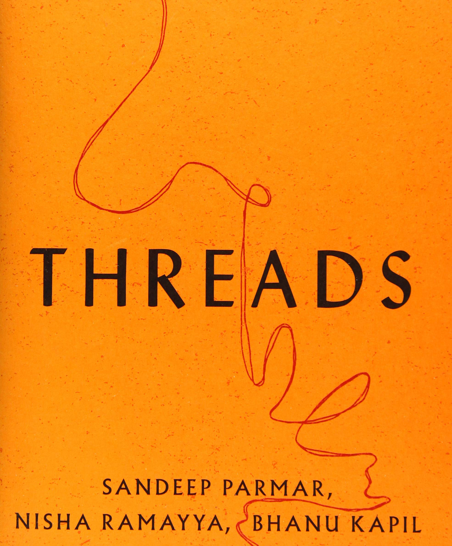 Orange cover of the Threads pamphlet