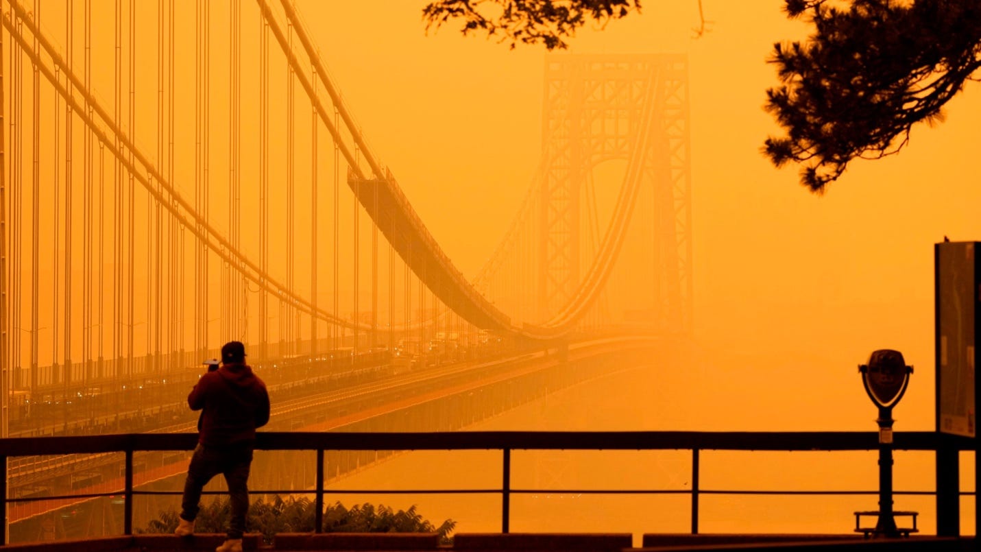 Wildfire smoke makes New York air quality worst in the world | Financial  Times