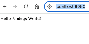 Web browser to localhost