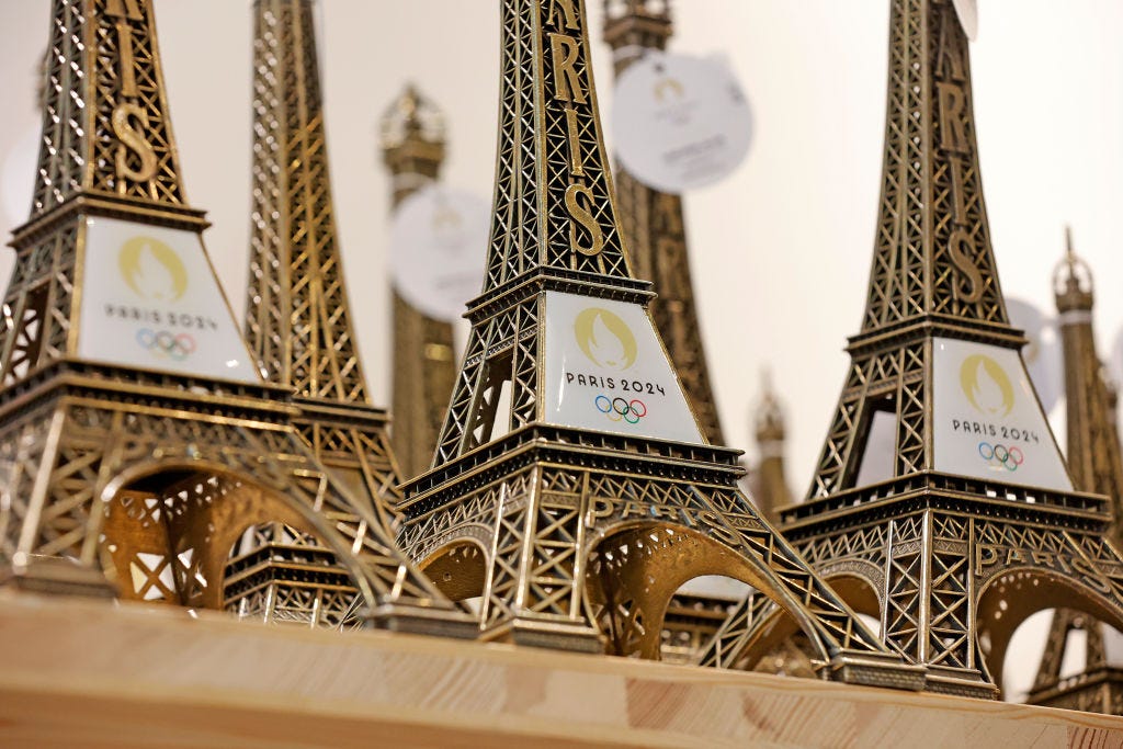 Paris Olympics Eiffel Towers