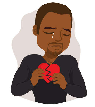 Heartbreak Black People Cliparts, Stock Vector and Royalty Free Heartbreak  Black People Illustrations