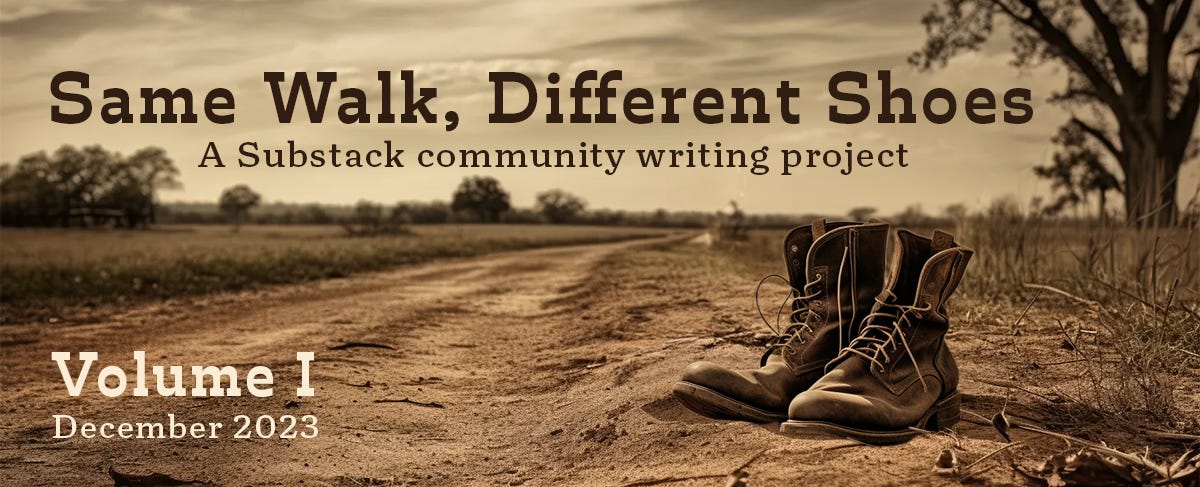 Same Walk, Different Shoes Volume I - A Substack community writing project