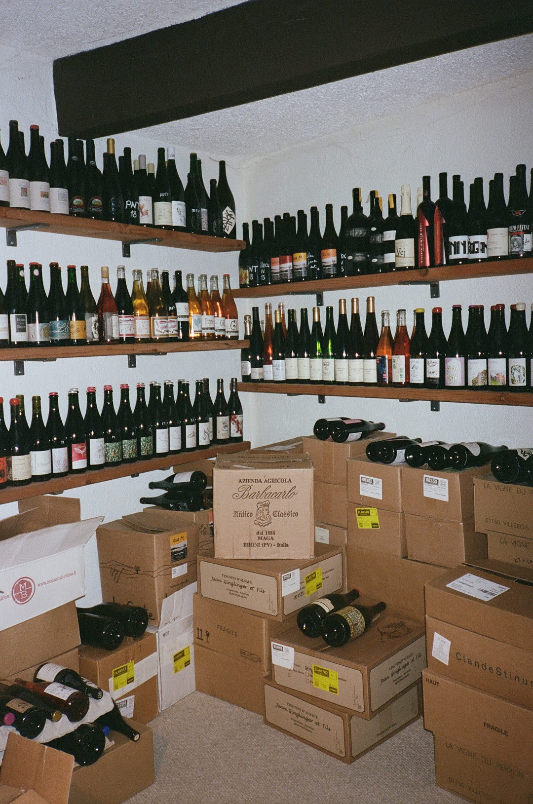 Wines in the CANTA shop