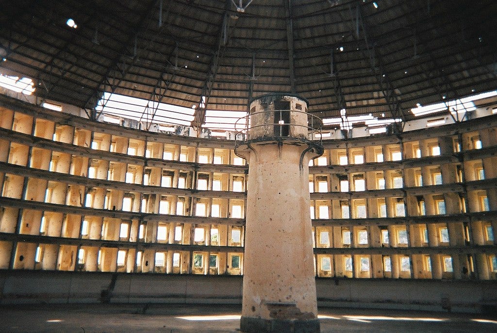 The Presidio Modelo, a prison built in the model of the panopticon.