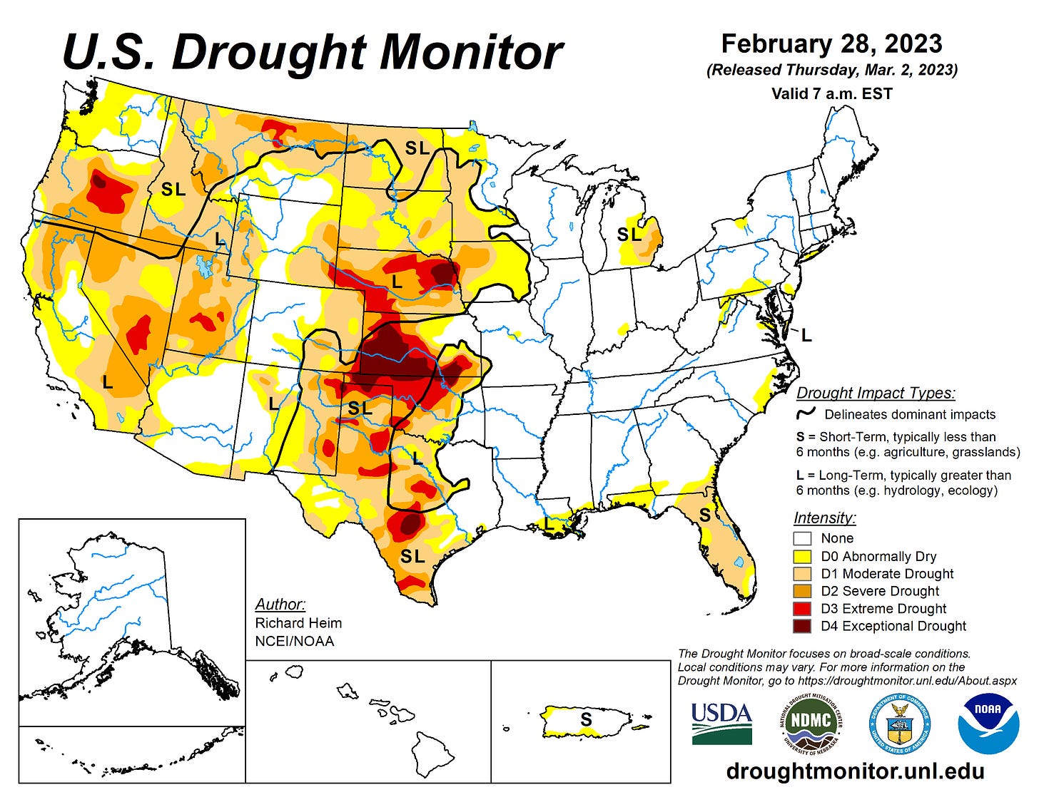 Current Map | U.S. Drought Monitor