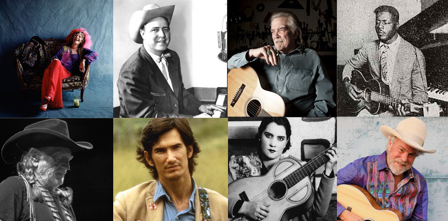 Texas songwriters (photos)