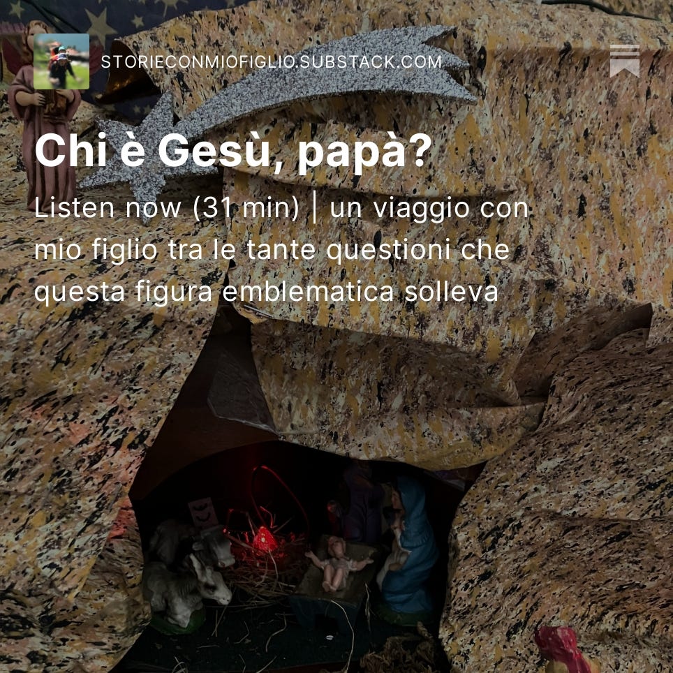 https://storieconmiofiglio.substack.com/p/chi-e-gesu-papa