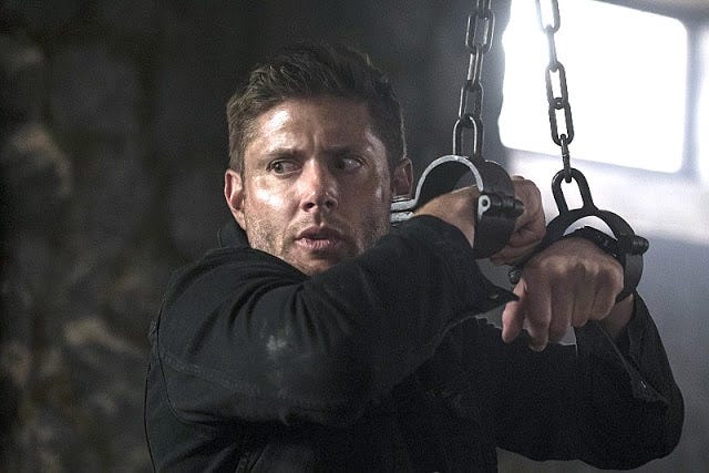 supernatural 1202 dean winchester in shackles