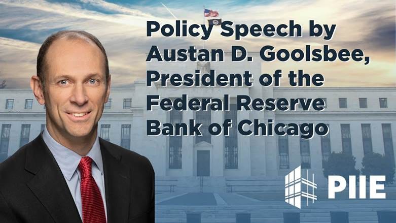 Policy Speech by Austan D. Goolsbee, President and CEO of the Federal  Reserve Bank of Chicago - YouTube