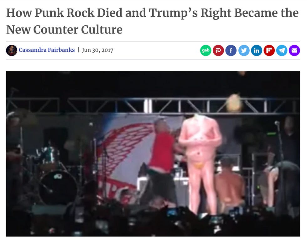 How Punk Rock Died And Trump's Right Became The New Counter-Culture